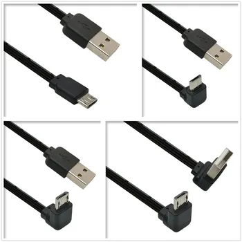 0,1 m 0,2 m 0,3 m 90 Stopinj USB 2.0 Micro USB B Moški Kabel pravim Kotom Sinhronizacijo Podatkov in Polnjenje Extender Vodi 0,5 m 1m