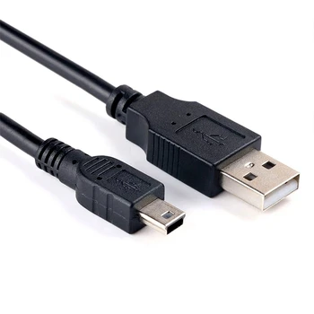 0,5 m USB Tip A Na Mini USB za Sinhronizacijo Podatkov Kabel mini5p B Moški Moški Polnjenje Polnjenje Kabel Linija za Fotoaparat, MP3, MP4 Nova