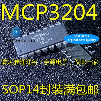 10Pcs MCP3204 MCP3204-B MCP3204-BI/P Microchip analogno-digitalne pretvorbe čipu IC, ki je na zalogi, 100% novih in izvirnih