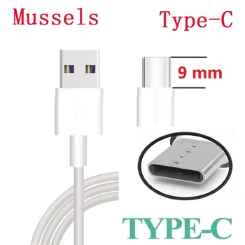 1M USB Tip C 9 MM napajalni Kabel USB C Micro USB Kabel 2.4 Hitro Polnjenje Kabel Za Samsung Huawei Xiaomi