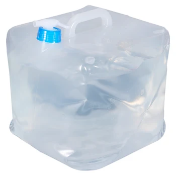 1PCS Zložljive vode torba z ročajem in Pokrovom Prenosni zunanji tekočine zabojnik, Hrana Razred mehko vrečke 5L 20 L