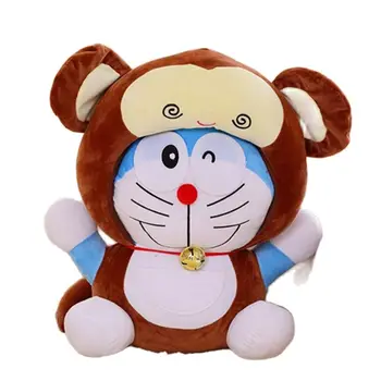 20-70CMKawaii Doraemon Jingle mačka Juguetes Par Niños Živali, ki Prečkajo Plišastih spremenila V Nebesno Igrača Doma Dekoracijo Obesek Gif