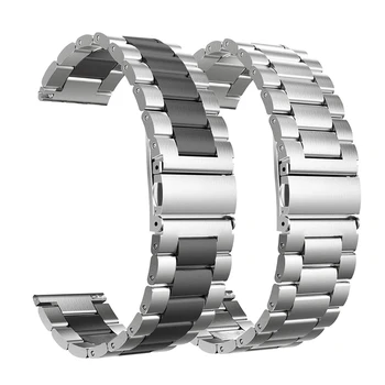 20 mm 22 mm Kovinski Watchbands Hitro Sprostitev iz Nerjavečega Jekla Watch Trak Smartwatch Trakov za Samsung Galaxy Watch 4 3 45 mm 46mm
