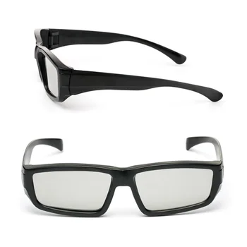 2PCS Zložljive Roko Design Polarizirana Pasivni 3D Očala za RealD Kinematografih Rekvizitov, 3D kino Sistem za Odrasle