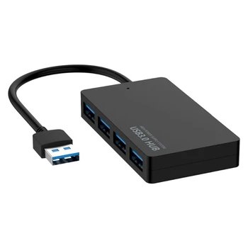 5Gbps High-Speed USB 3.0 Hub 4 Vrata USB Razdelilnik Adapter Za Prenosni RAČUNALNIK Napajanje