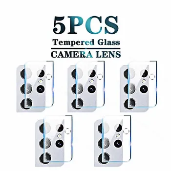 5PCS Fotoaparat Steklo Za Samsung Galaxy S21 Ultra 5g Galaxys21 Zaščitni Glas Film Zaščito Za Galaxy S21plus S21ultra Zaščitnik