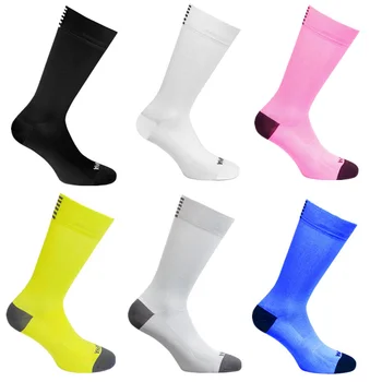 Barva kolesarske nogavice Visoke Kakovosti stiskanje nogavice moški in ženske, Šport nogomet košarka nogavice 0