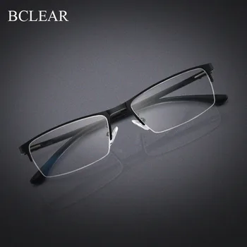BCLEAR 2019 Nov Prihod Pol Platišča Kovinske Zlitine Očala Okvir za Moške Optičnih Očal na Recept Očala za Moške Očala 0