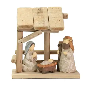 Božič Jaslice Postavlja Lesene Jezus Koledar Obrti Dekoracijo Tabela Okraski Jasli Slovesnosti Katoliške Mini Figurice