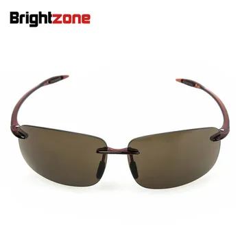 Brightzone Svetlobe-teža UV400 Visoko Arhiv TR-90 Najlon Objektiv Moških In Žensk Voznik Ribolov sončna Očala Anti-Vrtoglavica Eye Glasses 0