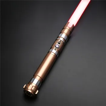 CIELTAN Dueling RGB Lightsaber Kovinski Ročaj Meča 12 Sprememba Barve 6 Prilagajanje Glasnosti Sila FX Svetlobo Saber Laser Meč Igrače