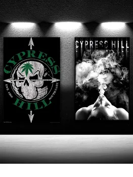 Cypress Hill-Lobanja, Stenski Plakat, HD Tiskanja Platno Plakat Spalnica Dekor Šport Krajine, Urad Soba Dekor Plakat Darilo