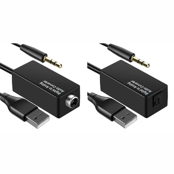 D15 Z DAC Digitalni Optični/Koaksialni Analogni Avdio Pretvornik 3,5 mm USB Dekoder Adapter Za Smart TV Set-top Box HiFi Acces