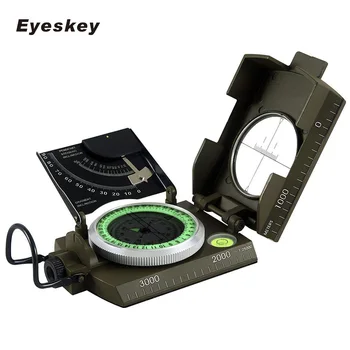 Eyeskey Mulitifunctional Prostem Preživetje Vojaški Kompas Kampiranje Nepremočljiva Geološko Digitalni Kompas Navigacijsko Opremo,