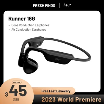 Heyplus Runner Kostne Prevodnosti Bluetooth Slušalke Brezžične Slušalke Slušalke 16 G Pomnilnik Hi-fi Stereo Zvok IP67 Nepremočljiva