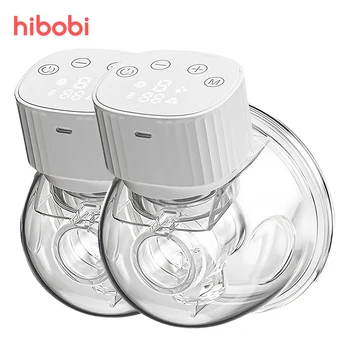 hibobi Električne Prsne Črpalke LED Prikaz prostoročne Prenosne Mleka Extractor Nosljivi 3 Načini Tiho Samodejno Milker za 25,5 mm