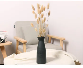 Japonski Nordijska Preprosto Belo Črno Mat Ročno Izdelane Keramične Vaze Zen Lončenina Cvetlični Aranžma Dekorativni Okras