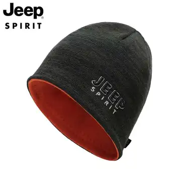 JEEPHat je novega tople volne pletene klobuk za jesen in zimo