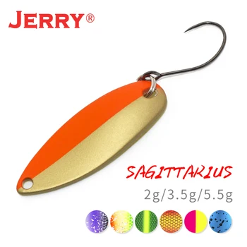 Jerry Strelec 2g 3.5 5.5 g g Medenina Ribolov Rezilo Ultralahkih Svetleč UV Barvnih Kovin Lure Mikro Litje Postrvi Bas Žlico