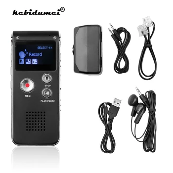 kebidumei Strokovno 8GB Digitalni Avdio Snemalnik Mini Digital Dictaphone Mp3 Predvajalnik Peresa Vgrajen Mikrofon na Debelo 0