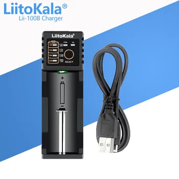 LiitoKala Lii-100B Lii-100 Lii-100C 18650 Baterija Polnilnik Za 26650/18350/16340/18500/AA/AAA ZA 3,7 V, 1,2 V 3.2 V LiFePO4 baterije