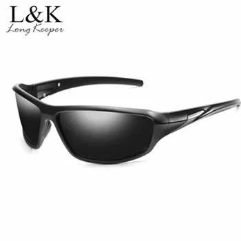 LongKeeper 2019 blagovne Znamke Polarizirana Vožnje Nočno Vizijo Očala Moški Ženske Kvadratnih sončna Očala UV400 zaščitna Očala za Športe na Prostem Eyewears