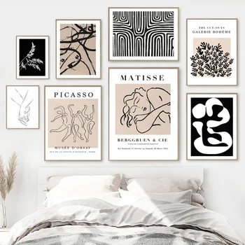 Matisse Picasso Minimalističen, Galerija Sodobne Dom Umetnosti Platno Slikarstvo Nordijska Plakatov In Fotografij Stenske Slike Za Dnevna Soba Dekor