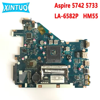 MBRJW02001 matično ploščo za Acer Aspire 5742 5733 prenosni računalnik z matično ploščo PEW71 LA-6582P HM55 SLGZS 100% test delo