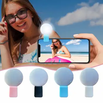 Mini Selfie Obroč Svetlobe LED Bliskavico Telefon Objektiv Svetlobno USB Polnilne Posnetek Mobilni Telefon Napolnite Lučka za Ženske Selfie Luči Dropshipping