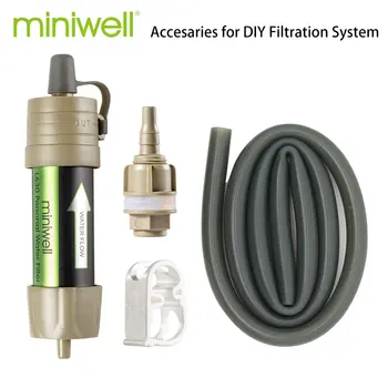 Miniwell Prenosni Kamp Vodni Filter Sistem z 2000 Litrov Filtrirno Sposobnost za Zunanji Sili Preživetje Orodje 0