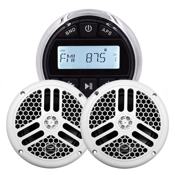 Morski Stereo Bluetooth Čoln Radio Audio Sprejemnik FM, 240W Visoka Moč Za 6,5 Palčni Vodoodporni Zvočniki za Yamaha Wave Runner Jet Ski