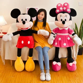 Novih 50 cm Mickey Mouse Disney Minnie Srčkan Plišastih Igrač Risank Anime Minnie Mouse Polnjene Lutka Igrače Rojstni dan, Božično Darilo za Otroke