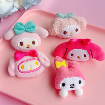 Novo Sanrio Kuromi Hello Kitty Risanka Pliš Plišaste Lutka Broška Animacija Perifernih Vrečke Za Čevlje Gumbi Oblačilni Dodatki Darilo