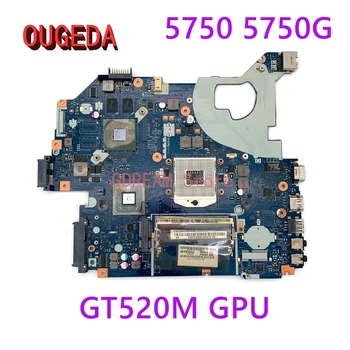 OUGEDA MBRFF02005 MB.RFF02.005 P5WE0 la-6901p Prenosni računalnik z matično ploščo za Acer Aspire 5750 5750G GT520M 1G glavni odbor celoten test
