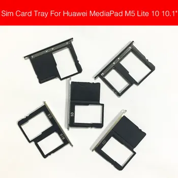 Pladenj za Kartico Sim Držalo Za Huawei MediaPad M5 lite 10.1 palčni Tablet PC 4G LTE Pladenj Sim Reža Za Mediapad M5 lite WIFI Kartice SD