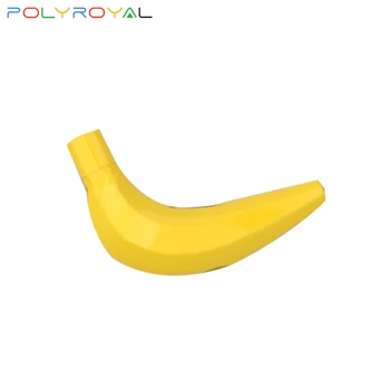 POLYROYAL Gradnike delov Banana sadje hrane, 10 KOS MOC Združljiv Z blagovnimi znamkami igrače za otroke, 33085