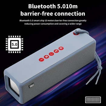 Prenosni Dvojni Zvočniki Bluetooth Zvočniki Surround 3D Stereo Soundbar TWS Brezžični Globokotonec Glasbeni Center Podpira TF AUX, U Disk
