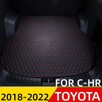 Prtljažniku avtomobila Mat Toyota C-HR CHR 2018-2022 Vse Vremenske XPE Ravno Strani Zadnji Tovor Kritje Preprogo Linijskih Rep Deli Boot Prtljage Pad