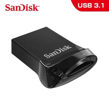 SanDisk USB 3.1 Bliskovnega Pogona Ultra Fit 32GB Pendrive 64GB Flash Memory Stick 128GB 256GB 130MB/s Mini 16GB U Disk Za namizni/Prenosni RAČUNALNIK