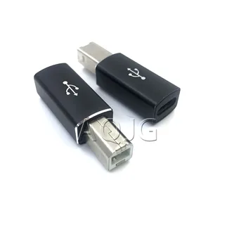 Tip C Ženski Konektor USB 2.0 B Tip Moški Podatkov plug Adapter Za Mobilni Telefon, Tiskalnik, Trdi Disk za Prenos Datotek Hitro conventer