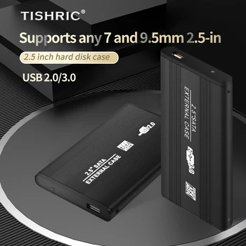 TISHRIC HDD Primeru 2.5 Inch SATA Na USB 3.0 Ohišje Za Trdi Disk Polje Hdd Ohišje za Trdi Disk Primeru Podpira Hot Plug Za Windows, Mac