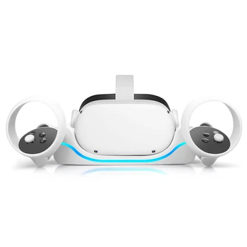 USB Magnetni Polnilnik Dock Nosilec Postaja Za Oculus Quest 2 VR Slušalke Hitro Polnjenje Dock Stojalo Set Za Quest 2 VR Dodatki