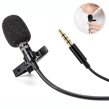 USB Mini Mikrofon River Posnetek Za Telefon, Prenosni RAČUNALNIK 1,5 m Žično Kondenzator Mikrofon za Snemanje Hrupa Reducti 3,5 mm Strokovno Microfon