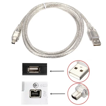 USB Moški Firewire IEEE 1394 4 Pin Moški iLink Adapter Kabel firewire 1394 Kabel za SONY DCR-TRV75E DV kamere kabla 1,2 m/120cm