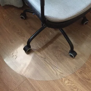 Ustvarjalne alfombra PVC Talna Obloga Pregleden Preproge lesena Tla Varstvo območje odeje stola, preproge 1,0 mm plastični krog preprogo preprogo