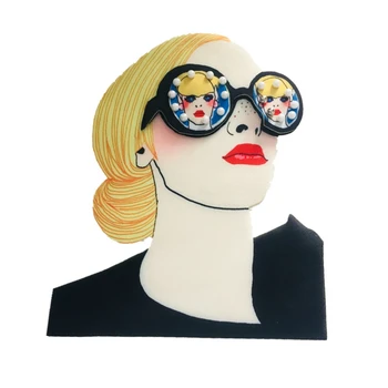 Velika Velikost Kul Očala Dekleta Stilov Sew Na Obliži Moda Lady Obliži Za Oblačila DIY Na Plašči Bunde Aplicirano Za Ženske
