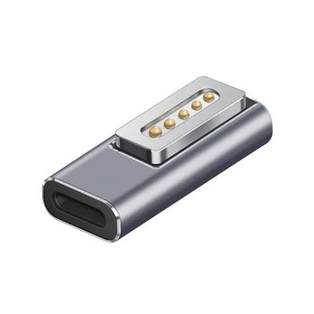 VROČE PRODAJE Magnetni USB C Adapter Tip C do Magsaf* 2 Priključek PD Hitro Polnjenje Adapter Aluminij Zlitine Primeru Za MacBook Air/Pro