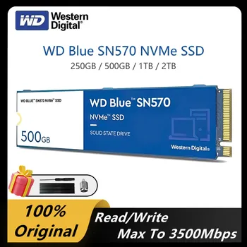 Western Digital WD Blue SN570 2TB 1TB 500 GB 250 GB Notranji Pogon ssd NVMe PCIe3.0*4 M. 2 2280 SSD Za Prenosni RAČUNALNIK Original
