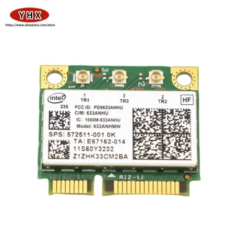 Za Lenovo Thinkpad X230 X220 T410 T420 T430 X201 6300 633ANHMW 6300AGN Half Mini PCI-E 2.4 G/5GHZ Brezžično Kartico 60Y3233 60Y3193
