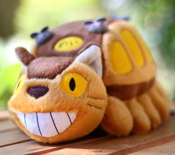 [Zabavno] 50 cm Risanka Novo Peluche Totoro Catbus Moj Sosed Totoro Družino polnjene Plišastih Lutka mačka avtobus model Držite blazino otroška igrača